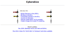 Tablet Screenshot of cyberskive.com